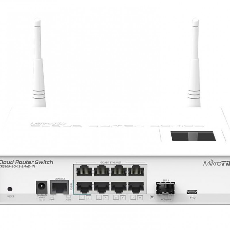 MikroTik 9 Ports Switch, CRS109-8G-1S-2HnD-INSwitch