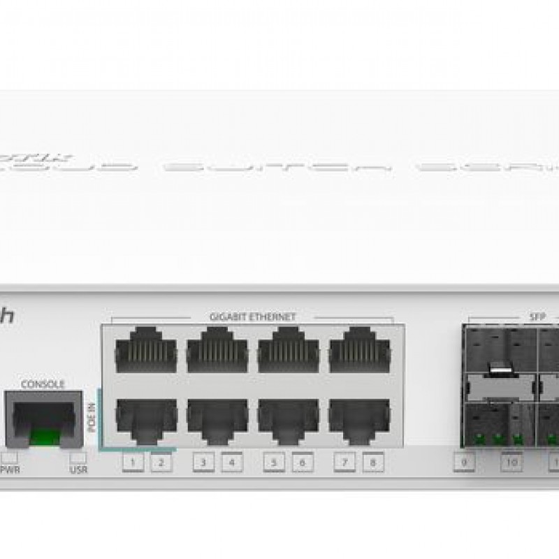 MikroTik 12 Ports 交換器, CRS112-8G-4S-IN交換器