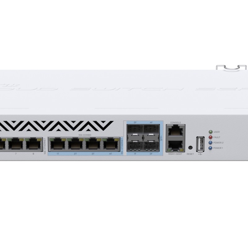 MikroTik 12 Ports Ethernet Router, CRS312-4C+8XG-RMRouters