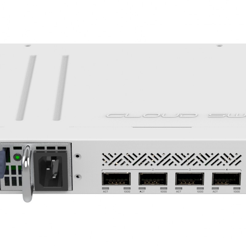 MikroTik 5 Ports Ethernet Router, CRS504-4XQ-INRouters
