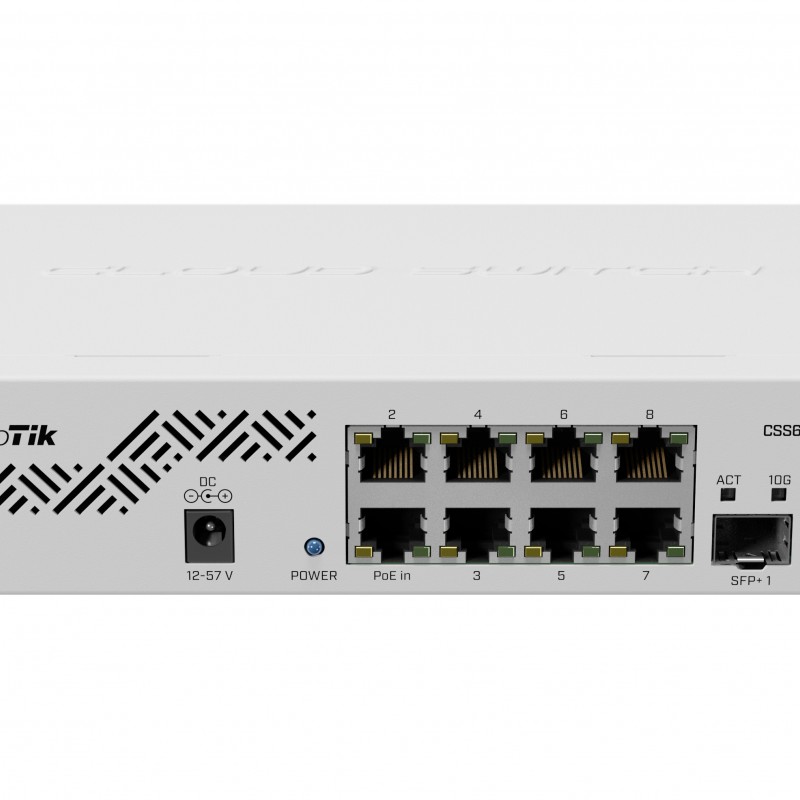 MikroTik 10 Ports Switch, CSS610-8G-2S+INSwitch