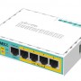 MikroTik 5 Ports Ethernet Router, hEX PoE lite, RB750UPr2
