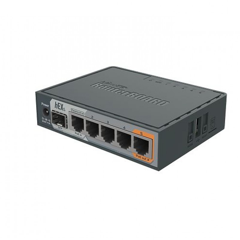 MikroTik 5 Ports 路由器, hEX S, RB760iGS路由器