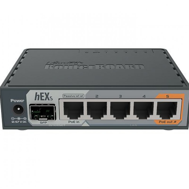 MikroTik 5 Ports 路由器, hEX S, RB760iGS路由器
