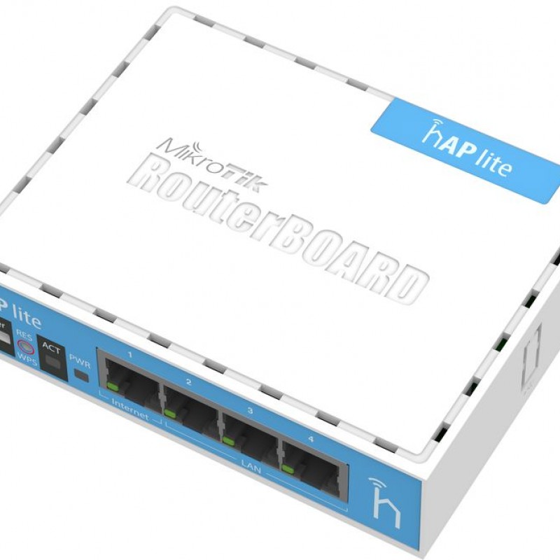 MikroTik 4 Ports WiFi 路由器, hAP lite, RB941-2nD路由器