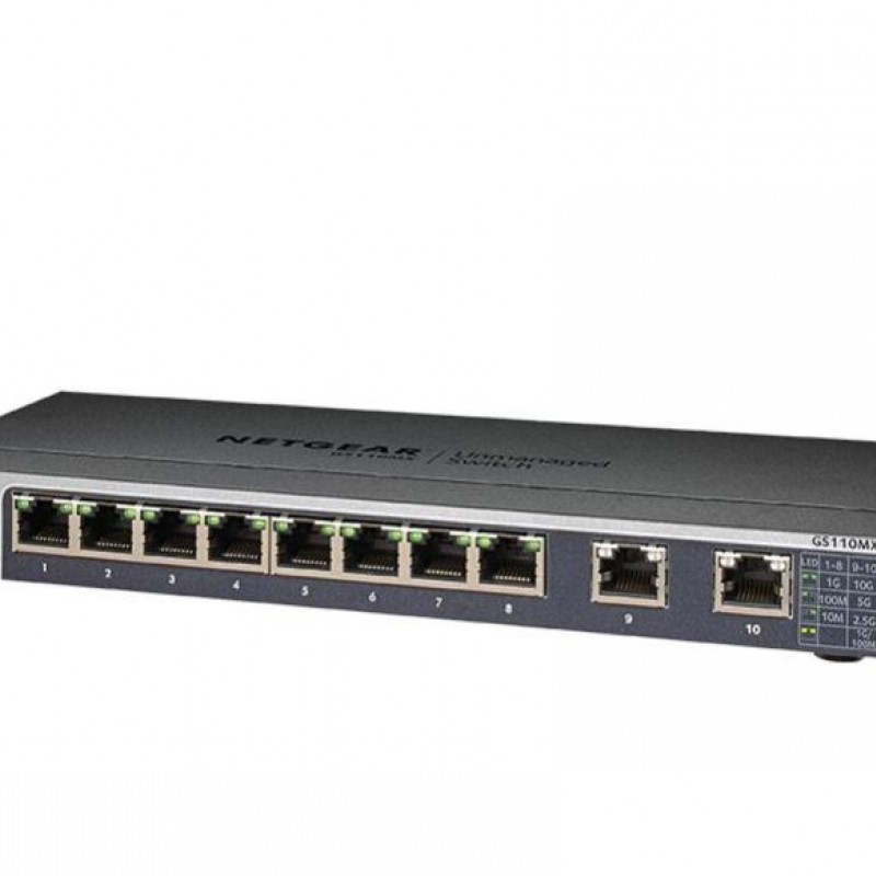 Netgear 8 Port Gigabit 非管型交換器, GS110MX