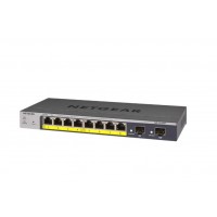 Netgear 8 Port Gigabit POE+ 智能管型交換器, GS110TP