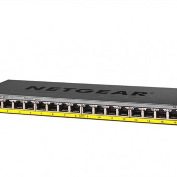 Netgear 16 Port Gigabit PoE+ Unmanaged Switch, GS116LP
