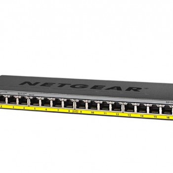 Netgear 16 Port Gigabit PoE+ Unmanaged Switch, GS116PP