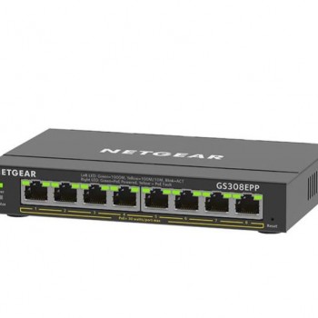 Netgear 8 Port Gigabit Plus PoE+ Unmanaged Switch, GS308EPP