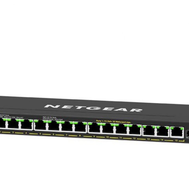 Netgear 16 Port Gigabit Plus PoE+ Unmanaged Switch, GS316EPSwitches