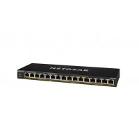 Netgear 16 Port Gigabit PoE+ 非管型交換器, GS316P