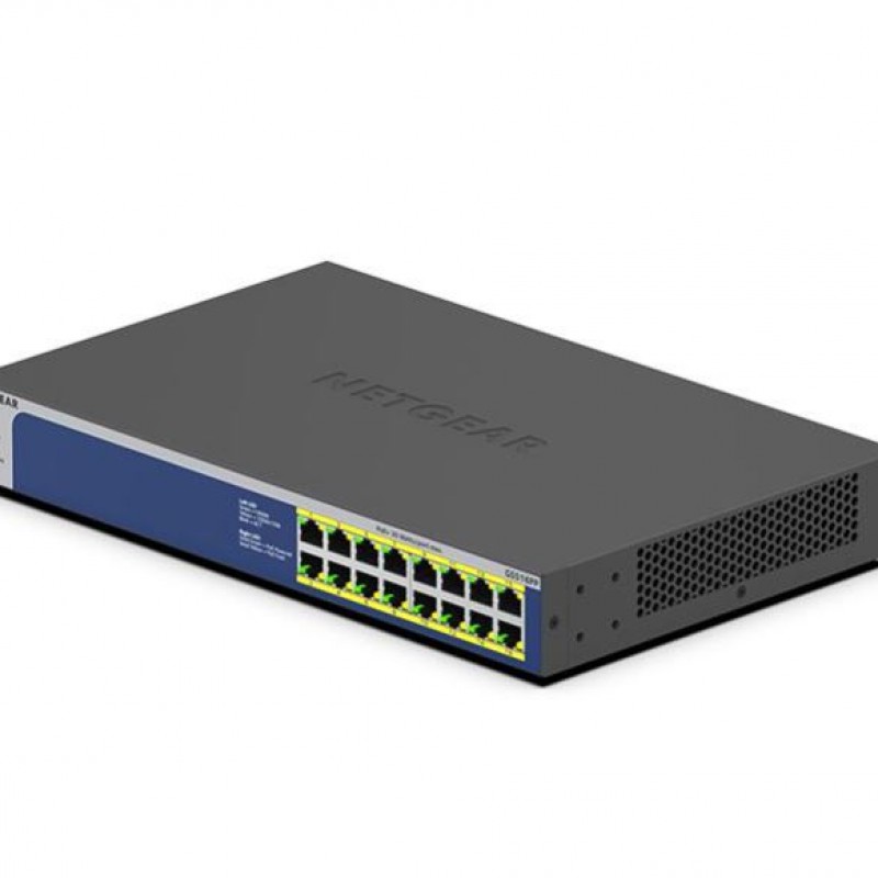Netgear 16 Port Gigabit PoE+ Unmanaged Switch, GS516PPSwitches