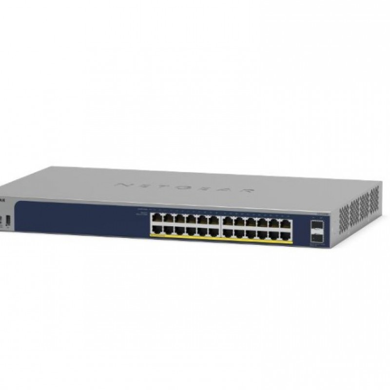 Netgear 24-Port Gigabit PoE+ Smart Managed Switch, GS724TPPv3Switches