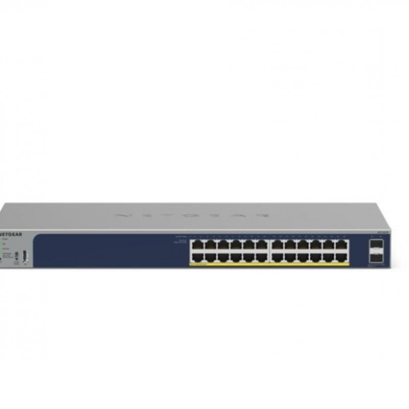 Netgear 24-Port Gigabit PoE+ Smart Managed Switch, GS724TPv3Switches