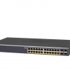 Netgear 24 Port Gigabit POE+ Smart Managed Switch, GS728TPPSwitches