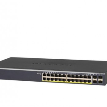 Netgear 24 Port Gigabit POE+ Smart Managed Switch, GS728TPP