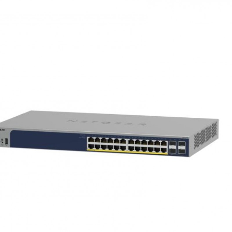 Netgear 24-Port Gigabit PoE+ Smart Managed Switch, GS728TPv3Switches