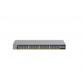 Netgear 48-Port Gigabit PoE+ Smart Managed Switch, GS752TPv3