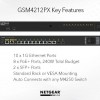 Netgear 12 port AV Line Managed Switch, GSM4212PXSwitches