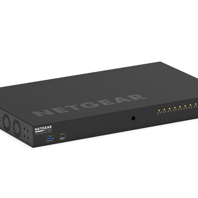 Netgear 12 port AV Line Managed Switch, GSM4212UXSwitches