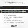 Netgear 48 port AV Line Managed Switch, GSM4248PSwitches
