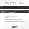 Netgear 14 port AV Line Managed Switch, MSM4214XSwitches