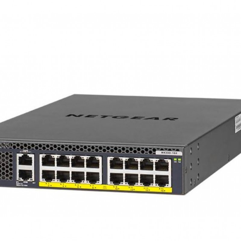 Netgear 16 Port Multi-Gig PoE+ Managed Switch, XSM4316PASwitches