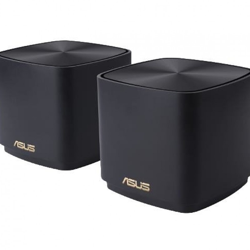 Asus AX1800 Dual Band Mesh WiFi System, ZENWIFI AX Mini XD4 (2-PK) BLACKRouters
