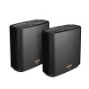 ASUS AX6600 Tri Band Mesh WiFi System, ZENWIFI XT8 (2-PK) BLACKRouters
