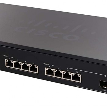 Cisco 12 Port 10GBase-T Stackable Managed Switch, SX350X-12-K9-UK