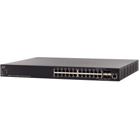 Cisco 24-Port 10GBase-T Stackable Managed Switch, SX550X-24-K9-UK