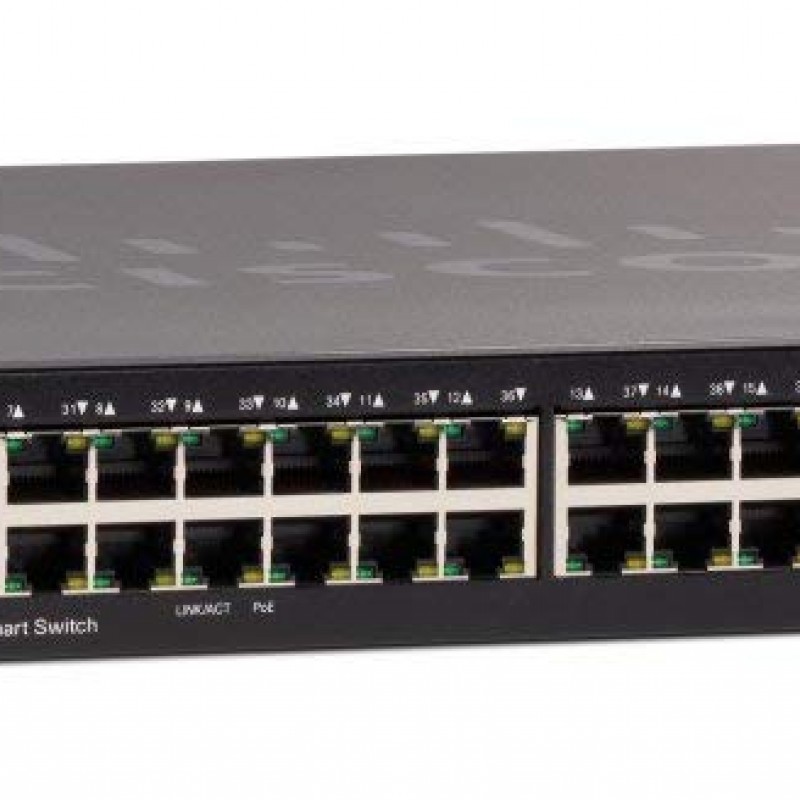 Cisco 48-Port Gigabit PoE Smart Switch, SG250X-48P-K9-UKSwitches