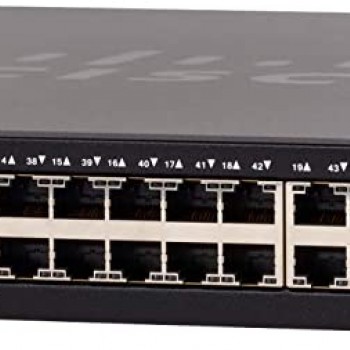 Cisco 52-Port 10GBase-T Stackable Managed Switch, SX350X-52-K9-UK