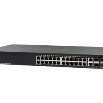 Cisco SG550X-24P 24-port Gigabit PoE Stackable Switch, SG550X-24P-K9-UK