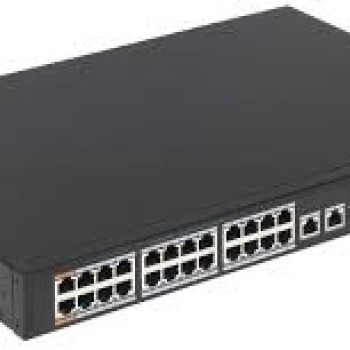 大華 24 Port Fast Ethernet PoE With 2 Port Gigabit Switch, DH-PFS4226-24ET-360