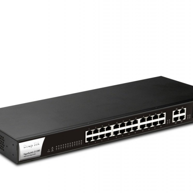 DrayTek Vigor-G1280, Gigabit Smart SwitchSwitches