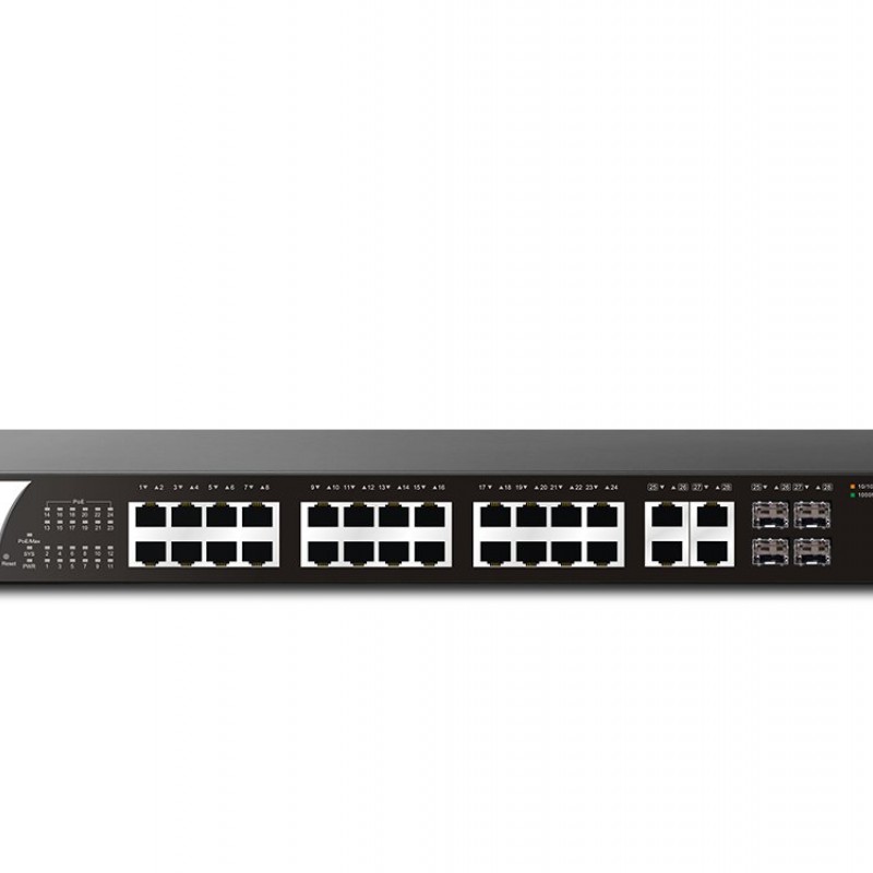 DrayTek Vigor-P2280, Gigabit 340w PoE Smart SwitchSwitches