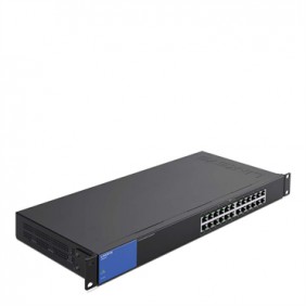 Linksys 24-Port Gigabit Unmanaged PoE Switch, LGS124P