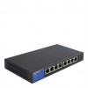 Linksys 8-Port Desktop Gigabit Unmanaged PoE Switch, LGS108PSwitches
