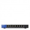 Linksys 8-Port Desktop Gigabit Unmanaged PoE Switch, LGS108PSwitches