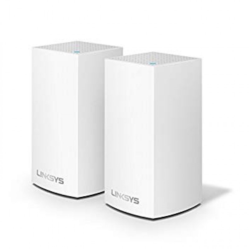 Linksys Velop Mesh WiFi WHW0102 (2.4Ghz + 5GHz) Dual-Band AC2600 2PK, WHW0102-AHRouters