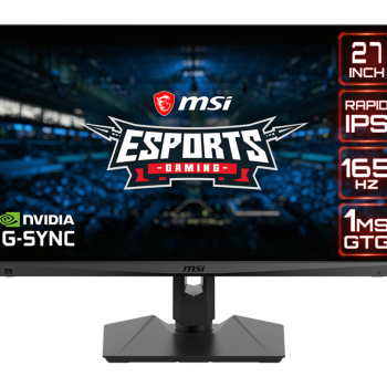 MSI Optix MAG274QRF-QD 27" WQHD 165Hz QD IPS Gaming 電腦屏幕, MO-MA274QD
