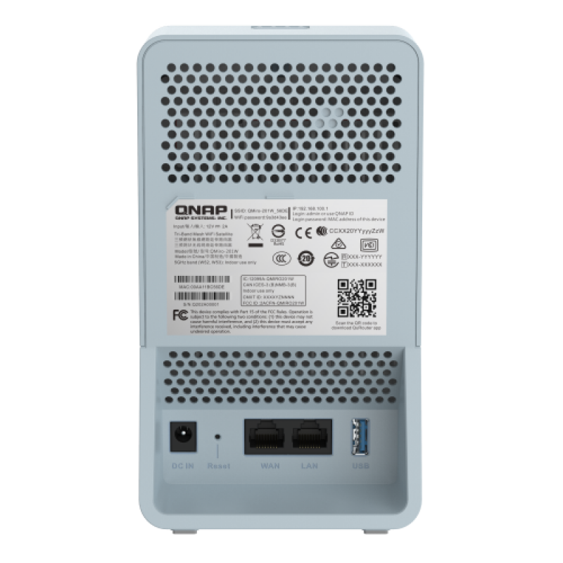 威聯通 QNAP Wi-Fi Mesh AC2200 SD-WAN 路由器, QMiro-201W路由器