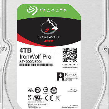 Seagate IronWolf Pro 4TB 3.5" HDD, 型號: ST4000NE001