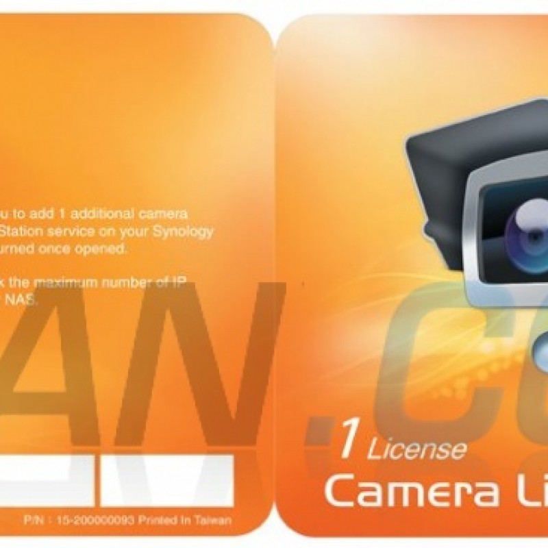 Synology HD-IPCAM1 Camera License Pack(1 License)NAS Accessories
