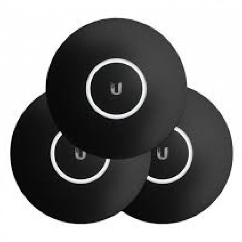 Ubiquiti Cover for UniFi nanoHD 3-Pack, nHD-cover-Black-3網絡配件