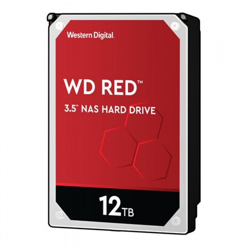 WD 12TB 紅色版 3.5吋 內置硬碟, WD120EFBX內置硬碟