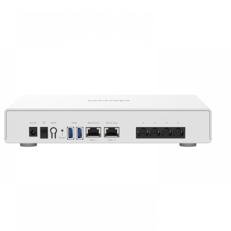 威聯通 QNAP 6 Ports Wi-Fi 6 雙 10GbE SD-WAN 路由器, QHora-301W路由器