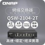 威聯通 QNAP 6 Ports 無網管型交換器, QSW-2104-2T